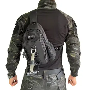 Outdoor Sports Shoulder Sports Backpack, Multifunctional Chest Bag, Side Pouch, Tactical Backpack, Sports Backpack for Men & Women