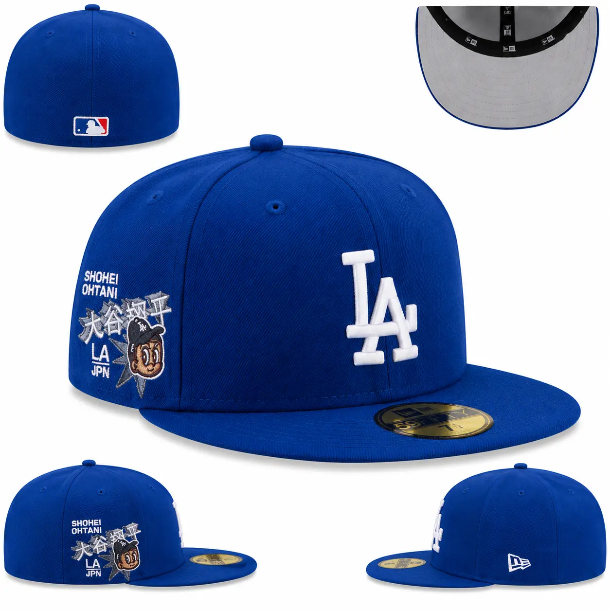 MLB 9FIFTY Sports Snapback Hat - Ohtani LA Dodgers Flat Brim, UV Protection, Unisex Streetwear Collectible Headwear