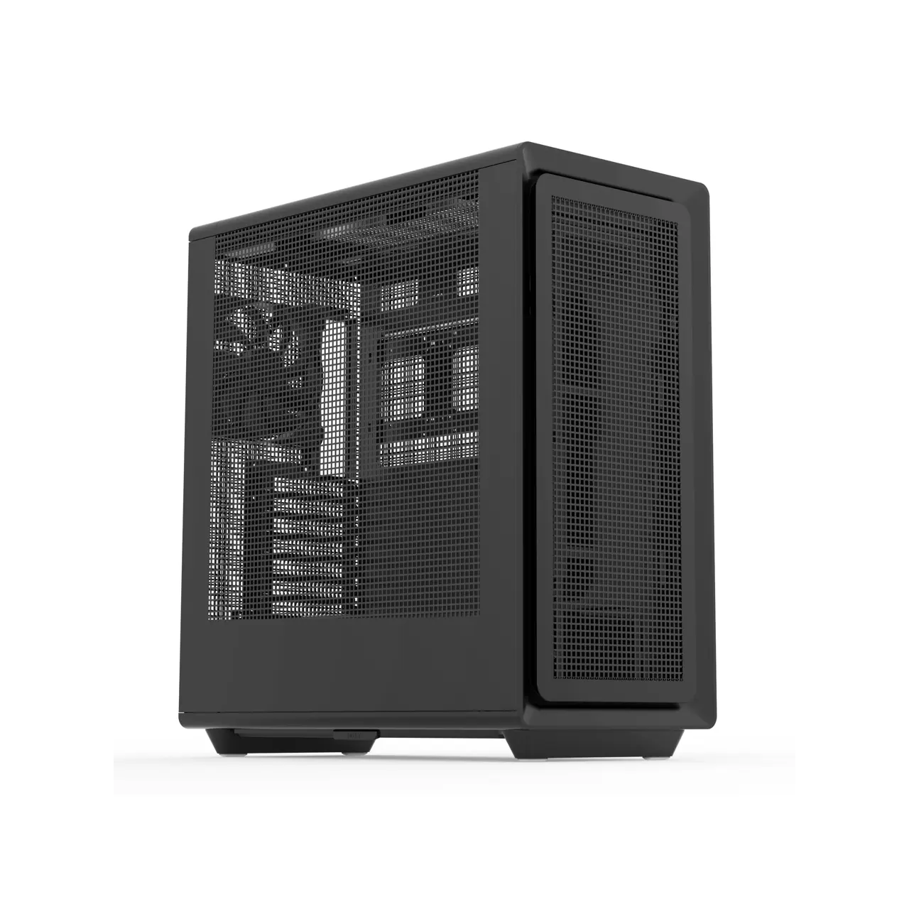 Rosewill Helium Air Black Mid Tower Computer Gaming Case, Mesh Panel, E-ATX, Tool-less, High-Airflow, 1x 140mm PWM Fan