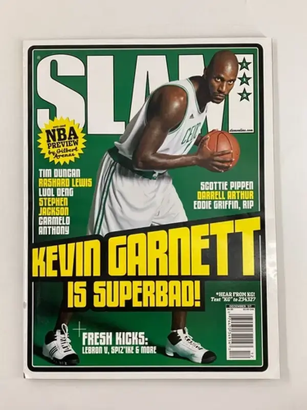 Slam Magazine Poster Print December 2007 NBA Boston Celtics Kevin Garnett - POSTER NO FRAME