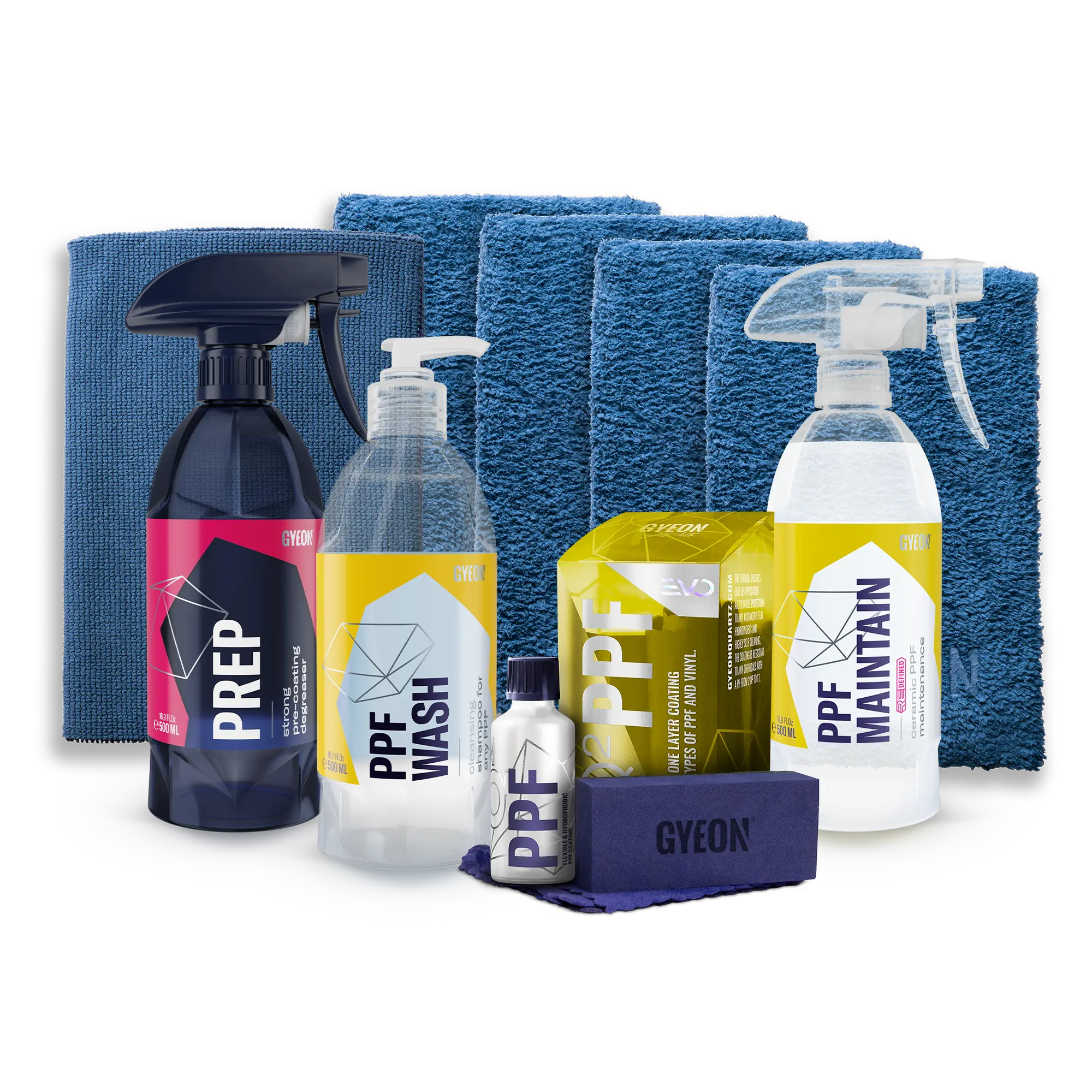 GYEON PPF Car Detailing Kit - Ceramic Coating, Maintenance Kit for PPF, Vinyl Wrap