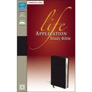 USED Book - Life Application Study Bible-NIV-Personal Size by Zondervan (Hardcover) - english