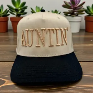 Auntin 3D Trucker Hat, Embroidered Hat