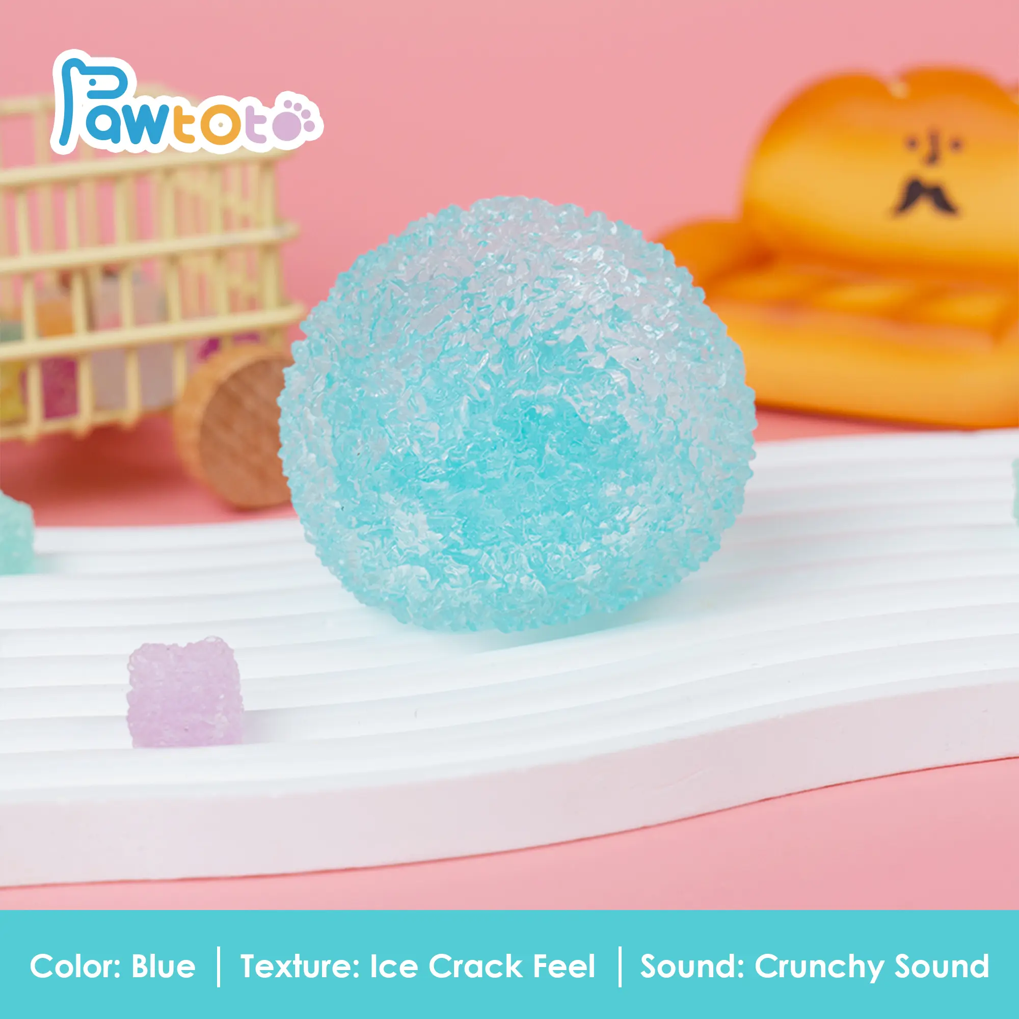 Blue (Ice Crack Feel, Crunchy Sound)