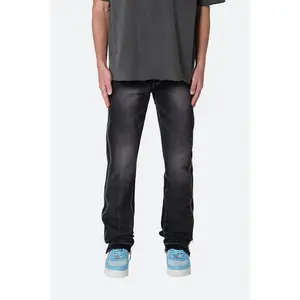 mnml D558 Straight Stripe Denim - Black