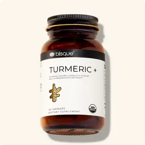 Blisque TURMERIC + promotes a balanced inflammatory response and supports healthy inflammatory pathways