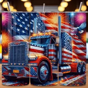 Truck | 20oz Skinny sublimation tumbler transfer print out (TRANSFER ONLY, NOT A FINISHED TUMBLER)