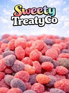 Sweetytreatyco Sour Wild Cherry Gusher Bursts 6OZ - Viral Candy - Sweet & Sour Fruit Snack