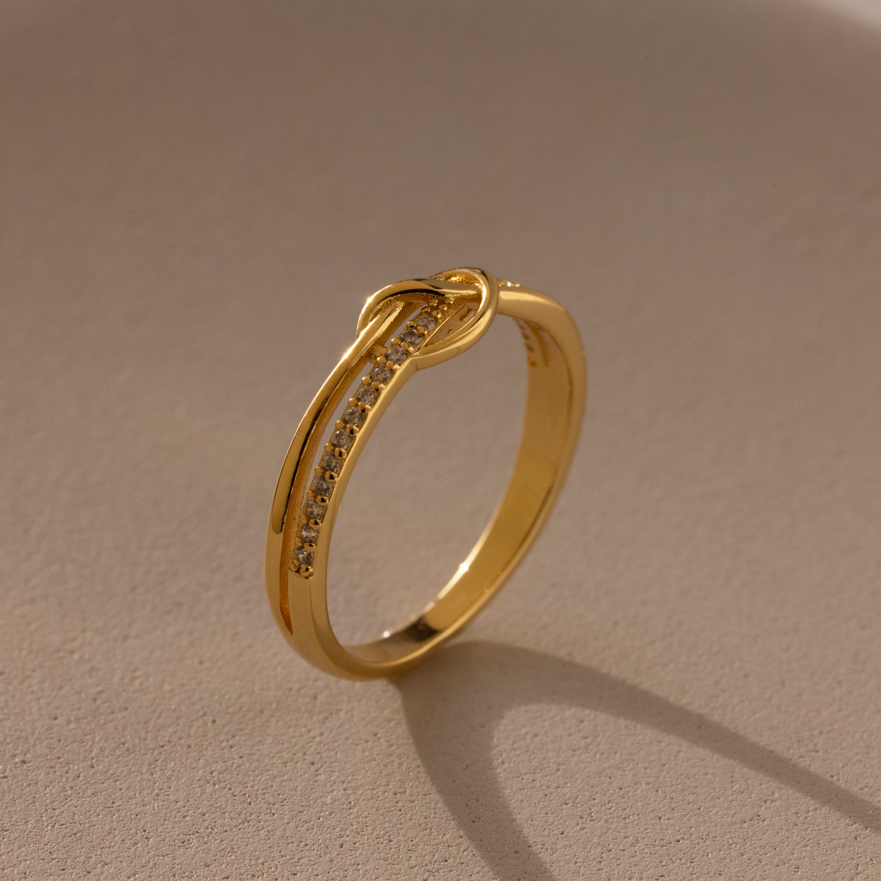 Pave Knot Ring by Caitlyn Minimalist - Dainty Love Knot Promise Ring - Delicate Diamond Jewelry - Romantic Anniversary Gift Pave Knot Ring by Caitlyn Minimalist - Dainty Love Knot Promise Ring - Delicate Diamond Jewelry - Romantic Anniversary Gift