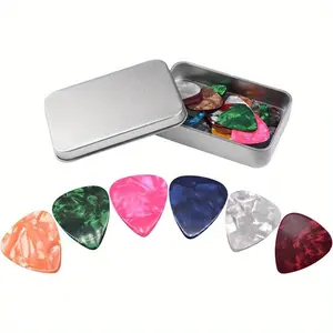 Guitar Picks 32pcs, PPpanda Guitar Plectrums For Your Electric, Acoustic, or Bass Guitar 0.46 0.71 0.96 1.2mm