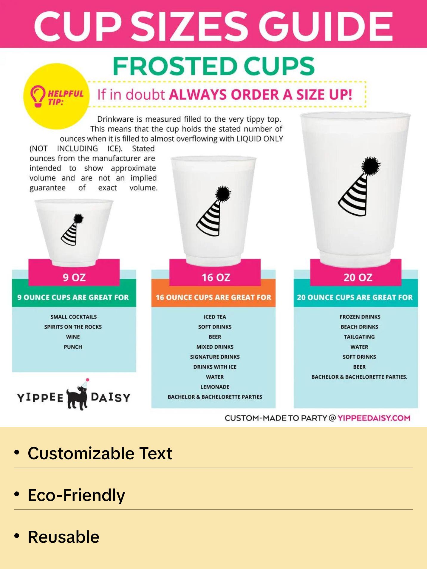 Personalized Wedding Party Cups: Sip in Style!