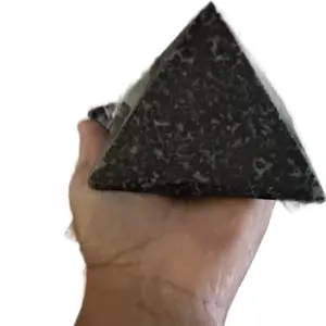 Noir Shadow Shield Pyramid Indigo Gabbro (Mystic Merelinite) Protection Crystals Guardian Series Energy Stone for Spiritual Healing Deep Protection Grounding Shadow Work weight 1.10lbs crystal Natural crystal