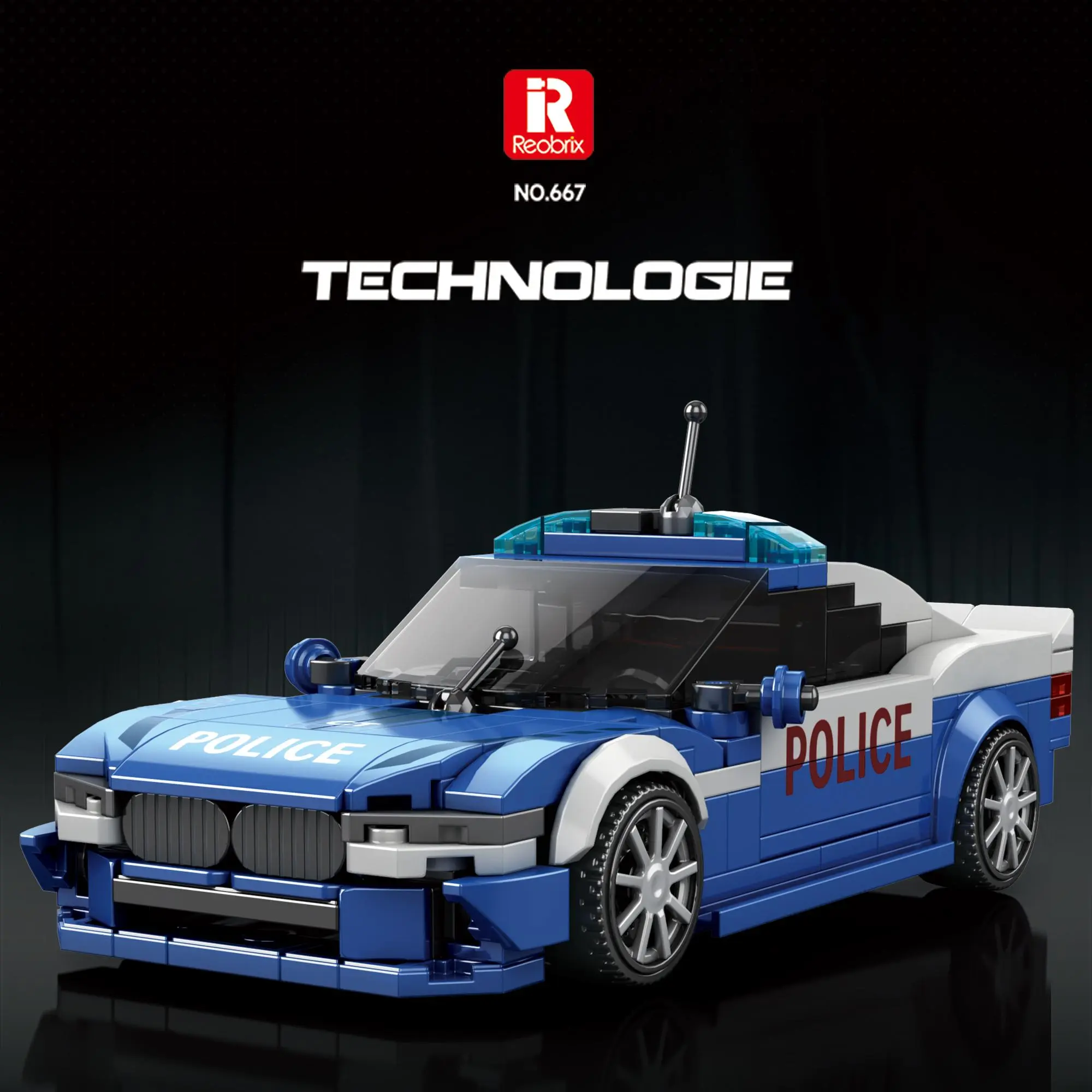 Reobrix GT500 Supercar Manufacturing Set NO.682 476-Piece Building