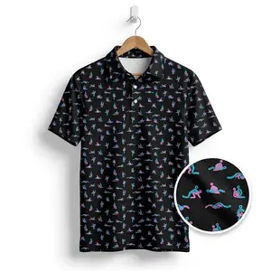 [SHIP FROM US] Funny Golf Polo Shirt – Short Sleeve Button Up for Men & Women, Lightweight Summer Golfwear, Gift for Golf Lovers