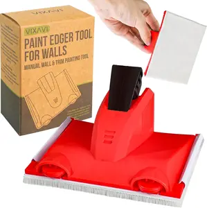 Paint Edger Tool for Walls - Clean Cut Edge Painting Tool - Sturdy Paint Trimmer Edger with Reinforced Roller - Corner Wall & Ceiling Painter