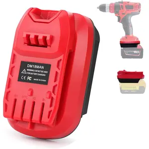 This adapter is specifically designed for Craftsman V20 power tools.It can connect to DeWalt MAX XR lithium batteries and Milwaukee M18 18V lithium battery packs.