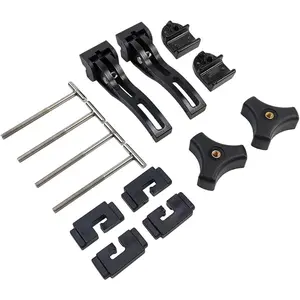 Pickup truck bed cover replacement installation parts| Suitable for 70% off and 60% off truck bed covers, hard folding| Comes with T-bar (T-bolt), front cover clip, 2 rear clips