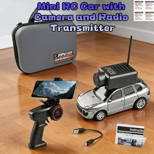 720p 2.4g Fpv Remote Control Car, Mini Magnetic Camera 120° Wide Angle Photography, High-Speed Car with Lights, Indoor Outdoor Smart Toy Gift