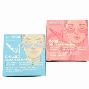 Hyaluronic Acid Jelly Eye Mask Set - 2x15 Pairs, Daily Eye Cream for Dark Circles, Dehydrated Areas, Brightening, Moisture, Repair, Soothing Lightweight Treatment, Under Eye Brightener, Eyecream