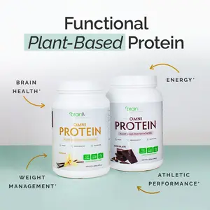 BrainMD -  OMNI Protein Vanilla - Supports Brain Health with Key Nutrients | Boosts Energy Caffeine-Free, Sugar Free - Net Wt. 1080g