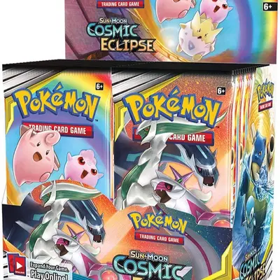 cosmic eclipse booster box pull rates Pokemon: Sun & Moon Cosmic Eclipse Booster Pack main image 0