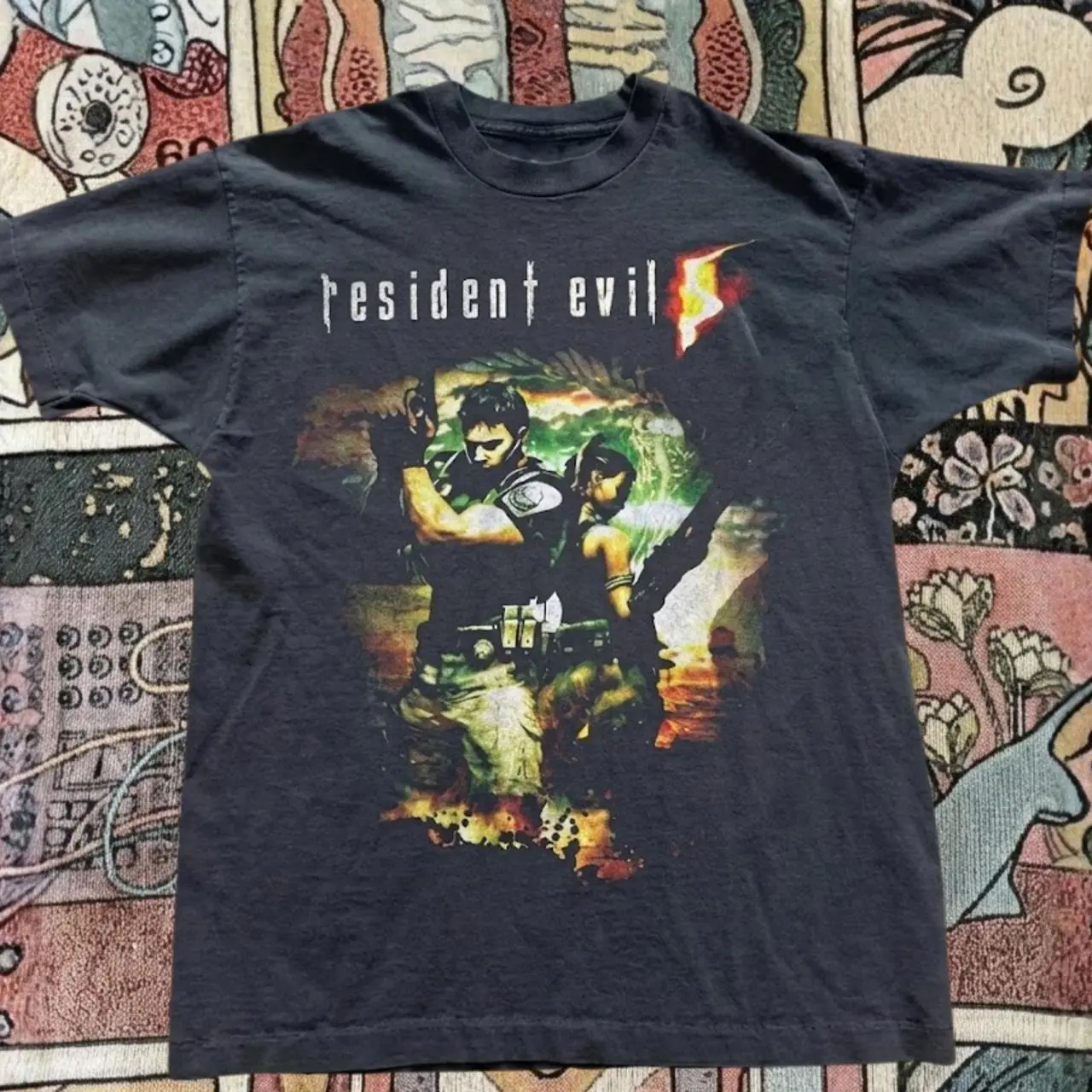 Black men’s shirt, ReEvil graphic T-shirt