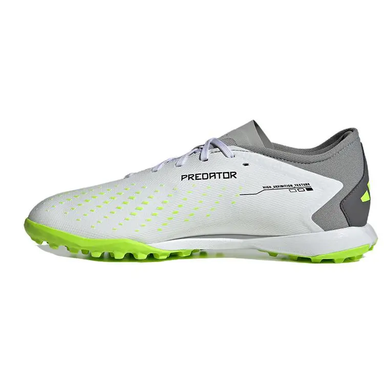 Adidas Predator Accuracy.3 TF White Grey Black' Durable Non-slip Low Top Soccer Cleats Unisex GZ0003