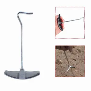 Tent Peg Nail Puller Tool  Steel Awning Stakes Hooks  Remover Lifter For Camping