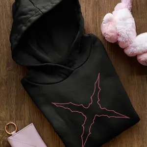 Embroidered Anime Monkey D Luffy Hooded Sweatshirt