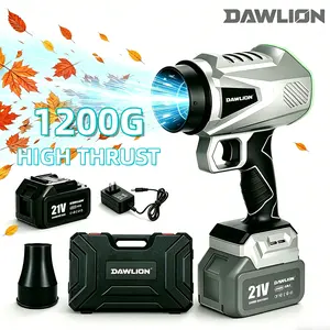 DAWLION Cordless Turbo Jet Blower – Powerful Handheld Snow Blower & Air Duster, Super Strong Airflow, Lightweight Design, Perfect for Gardeners, Home & Car Use, Car Drying After Wash, Outdoor Activities, Holiday Gift