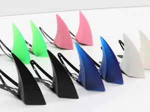 2inch Blade Horns Hair Clips  for Cosplay, Festivals, costume, devil, gothic, rave, halloween, uv reactive hairclip