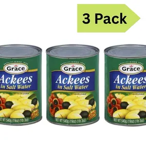 Grace Canned Ackee 3 Pack Bundle