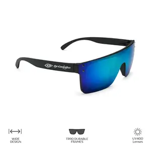 Neptubular UV400 Polarized Sunglasses Handcrafted Eco-Friendly TR90 Durable Frames Lightweight Comfortable Wide Design Free Case