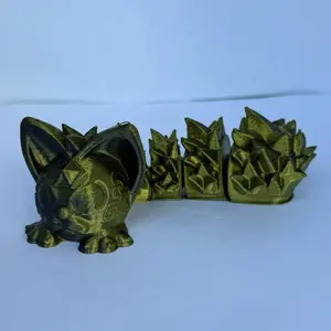 Xianten Designs The Carbuncle Desk Companion & Work Buddy 3D Printed Articulated Pet Organizes Office Supplies in Eco-Friendly PLA Material