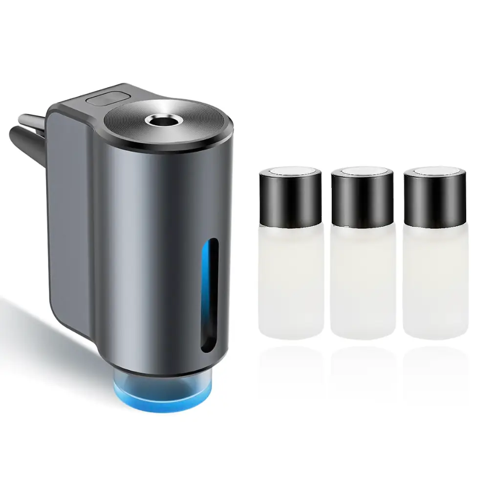 Smart Car Air Freshener,3*10ml France essential oil,car air freshener with three adjustable intensity levels,car aroma diffuser