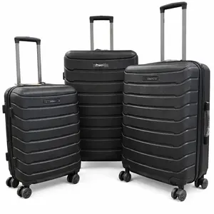 Swissbrand - Nashville (black) Suitcase Set of 3