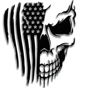 Skull decal car sticker