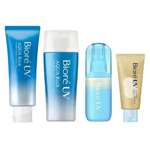 Biore UV Aqua Rich Watery Sunscreen Collection，Biore UV Aqua Rich Watery Essence SPF50+ PA++++ Sunscreen - Lightweight, Moisturizing Sunblock for Face & Body, 70g，Weightless / Airy Feel, Water-Like Texture, Original J-Beauty Formula