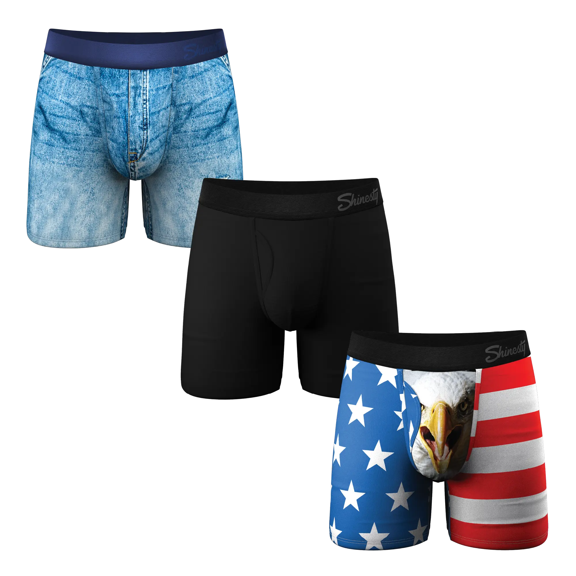 The Ultra USA Mix | Shinesty paradICE™ Cooling Ball Hammock® Underwear 3 Pack