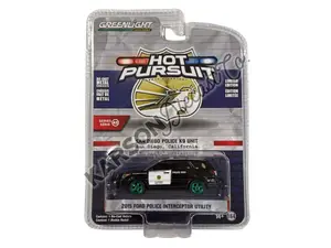 CHASE 2015 Ford Explorer Police Interceptor Utility - San Diego Police K9 Unit (Hot Pursuit Series 43) Diecast 1:64 Scale Model - Greenlight 43010E