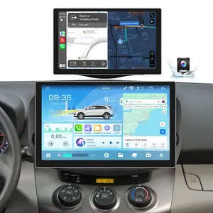 13'' 4G+64G Car Stereo Radio for 【Toyota RAV4 2006 2007 2008 2009 2010 2011】 Android 13 Wireless Carplay Andorid auto GPS WiFi 2K Touch Screen Mirror Link EQ Bluetooth FM + Backup Camera