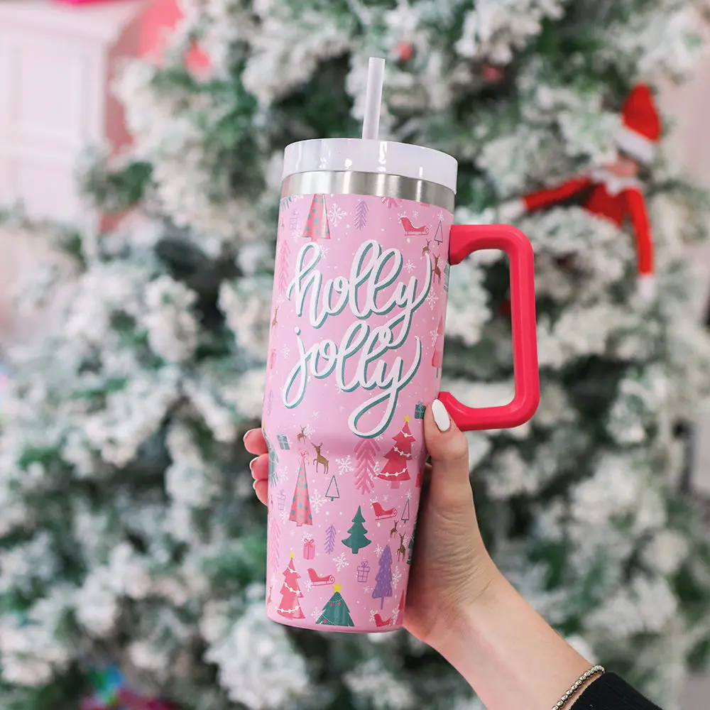 Holly Jolly Tumbler | Holly Jolly 30oz