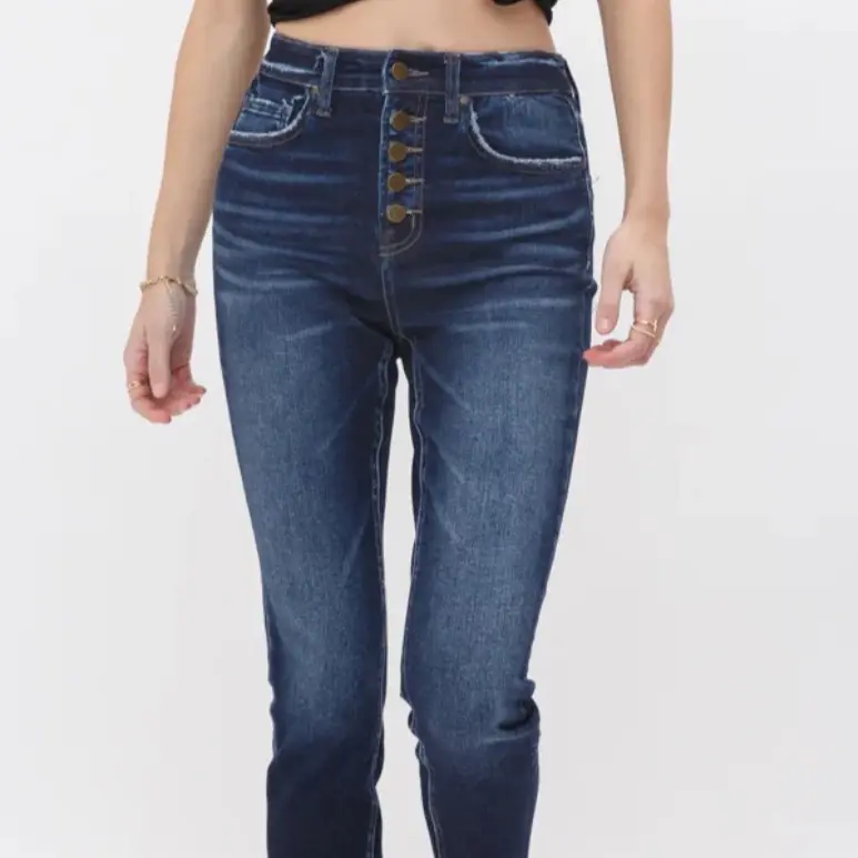 Mica Denim High Rise Ankle Skinny Denim Jean