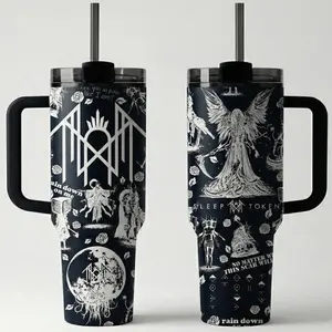 Vintage Dark Sleep Token Music Tumbler 40oz 20oz Gifts, Sleep Token Rock Band Tumbler, Gift For Fans, Gift for Men & Women