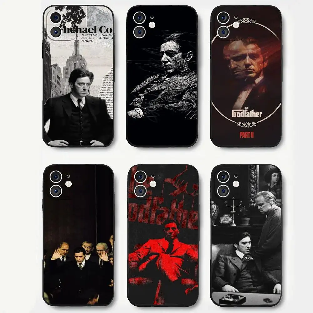 Michael Corleone – The Godfather Movie Phone Compatible with iPhone 12/13/14/15/16/17 (Pro Max/Plus) Suitable as a Gift for Friends and Family Soft Silicone Cover