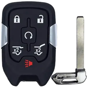 KEYS4LESS Replcament Smart Key Fob for 2018 Gmc Yukon Fcc HYQ1AA Part Number 13580802 13508278 13529634 13580804 13508280