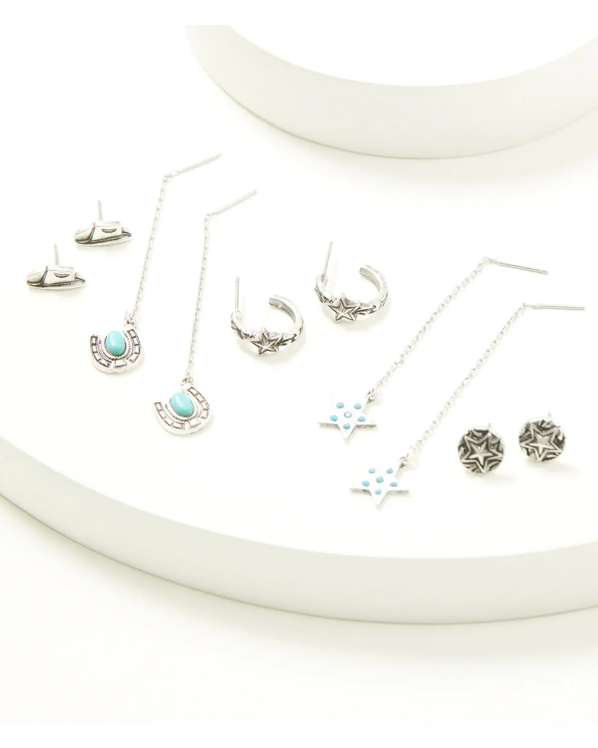 Keller Threader Charms Earring Set - 5 Piece