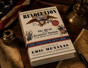Revolution by Eric Metaxas, The Birth of the Greatest Nation in the History of the World, American History Book,  Hardcover
