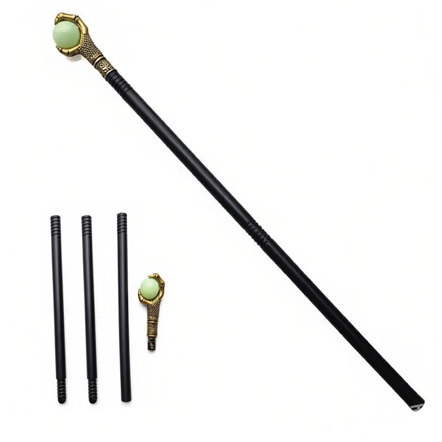 Detachable Vintage Eagle Claw Scepter 43-Inch PVC Cane Costume Cosplay Prop Party Decorative Halloween