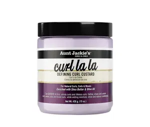 Aunt Jackie's Curl La La Defining Curl Custard 15 oz Gel Haircare Lightweight Hydrating